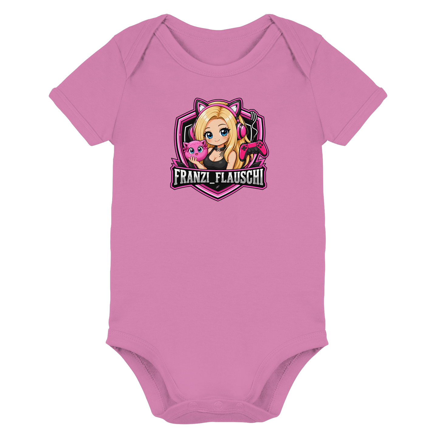 Franzi_Flauschi Logo - Organic Baby Bodysuit