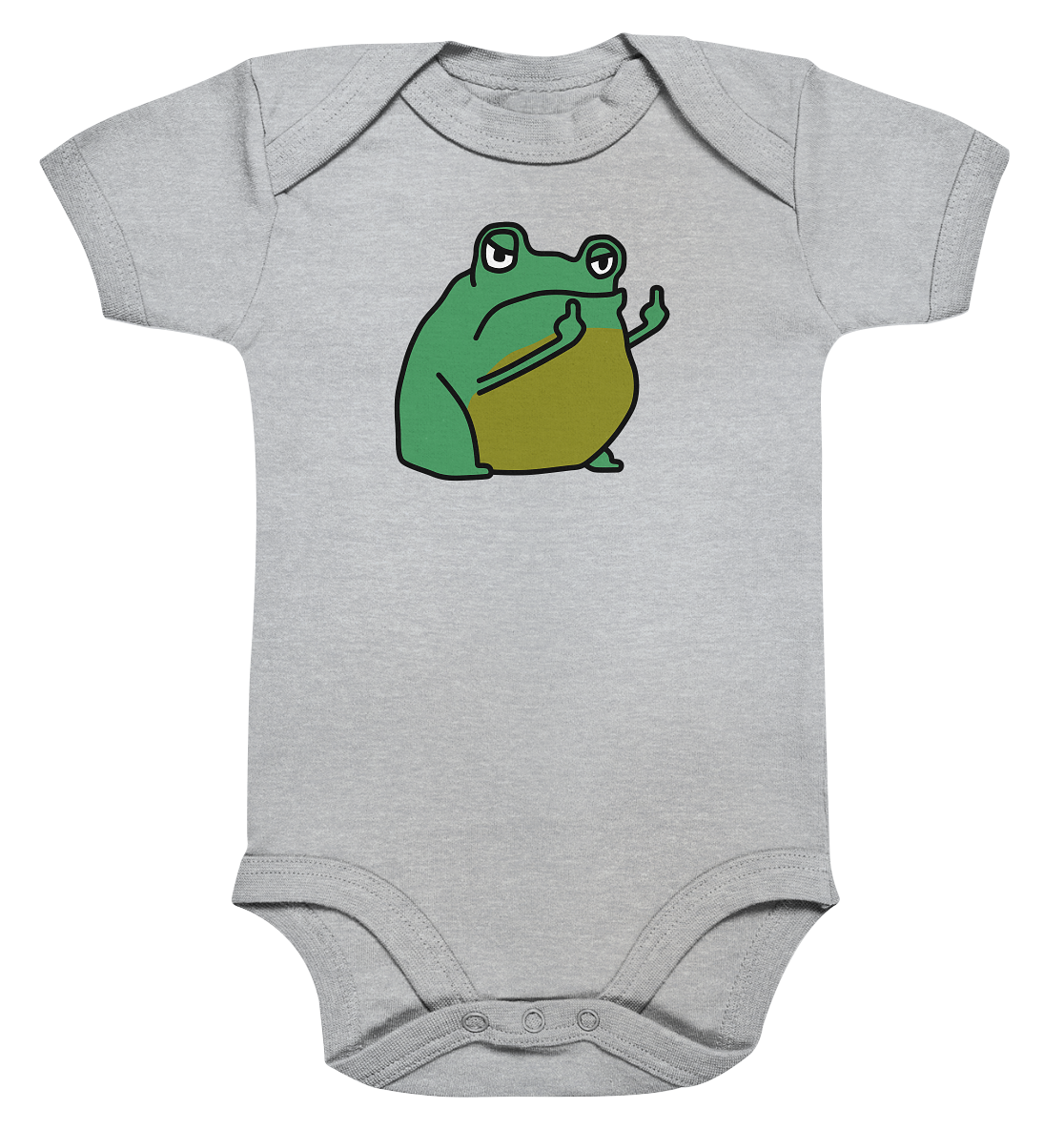 Aylana87 Kackfrosch - Organic Baby Bodysuit