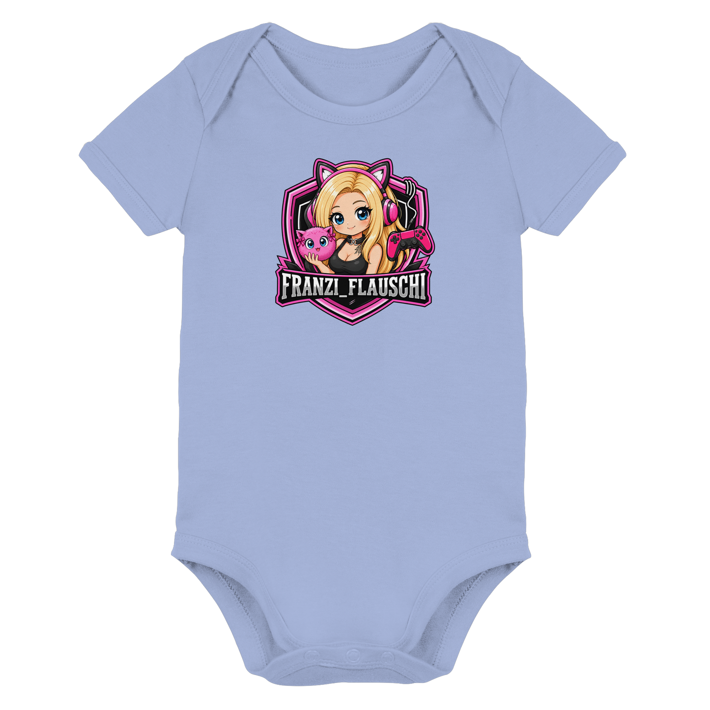 Franzi_Flauschi Logo - Organic Baby Bodysuit