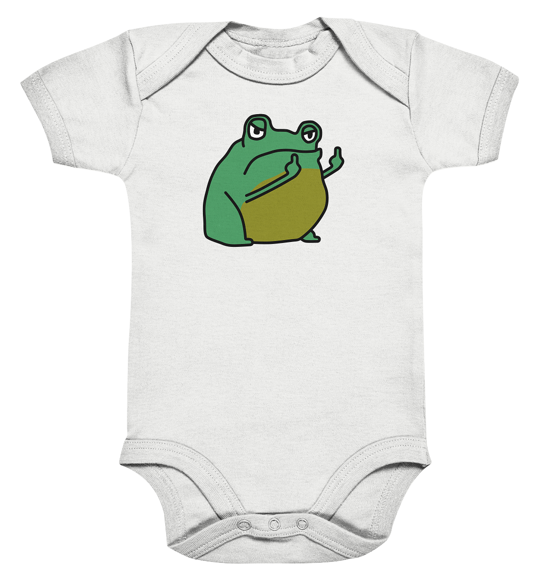 Aylana87 Kackfrosch - Organic Baby Bodysuit