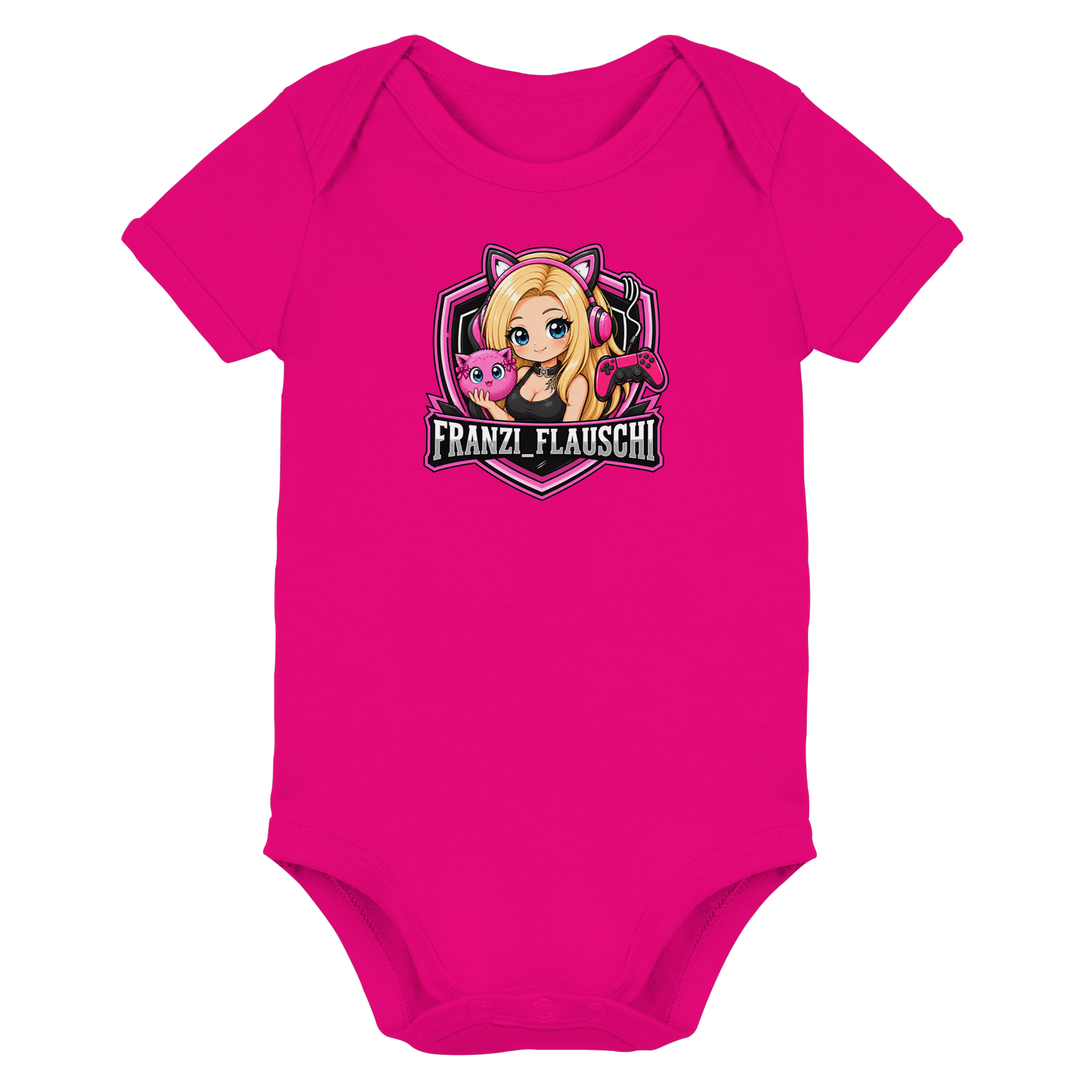 Franzi_Flauschi Logo - Organic Baby Bodysuit