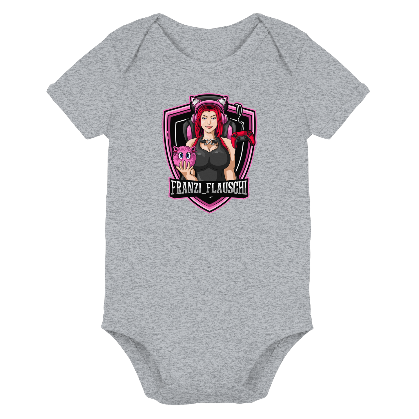 Franzi_Flauschi Logo - Organic Baby Bodysuit