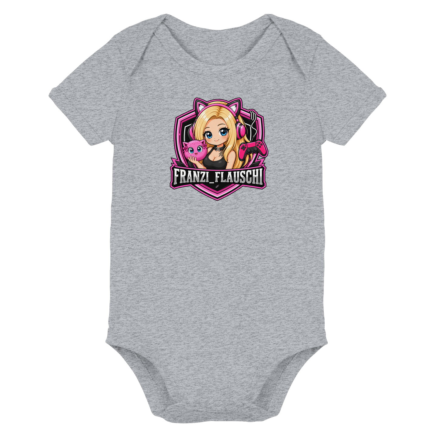 Franzi_Flauschi Logo - Organic Baby Bodysuit