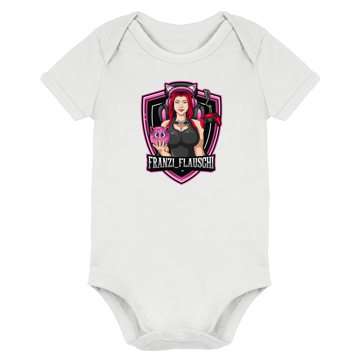 Franzi_Flauschi Logo - Organic Baby Bodysuit