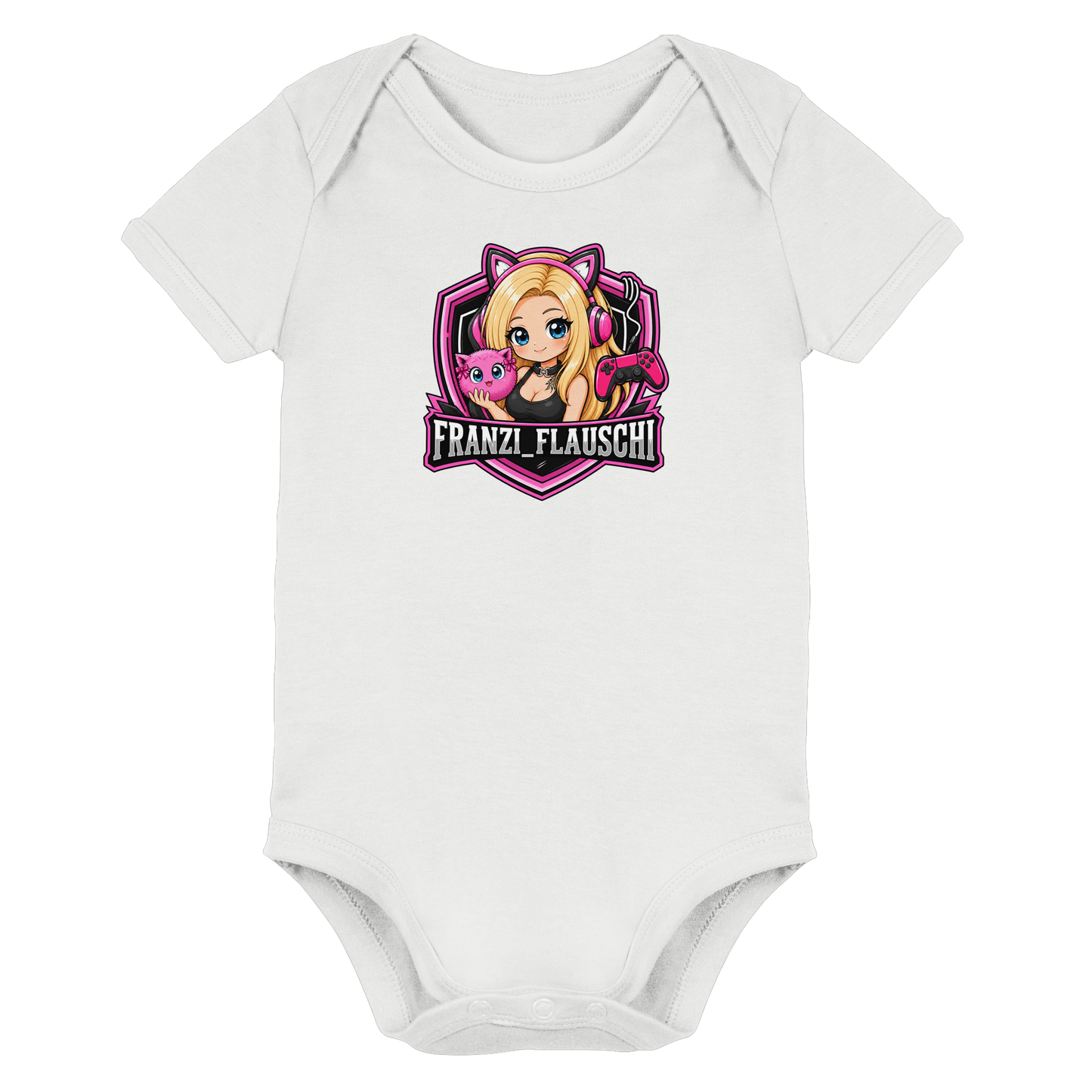 Franzi_Flauschi Logo - Organic Baby Bodysuit