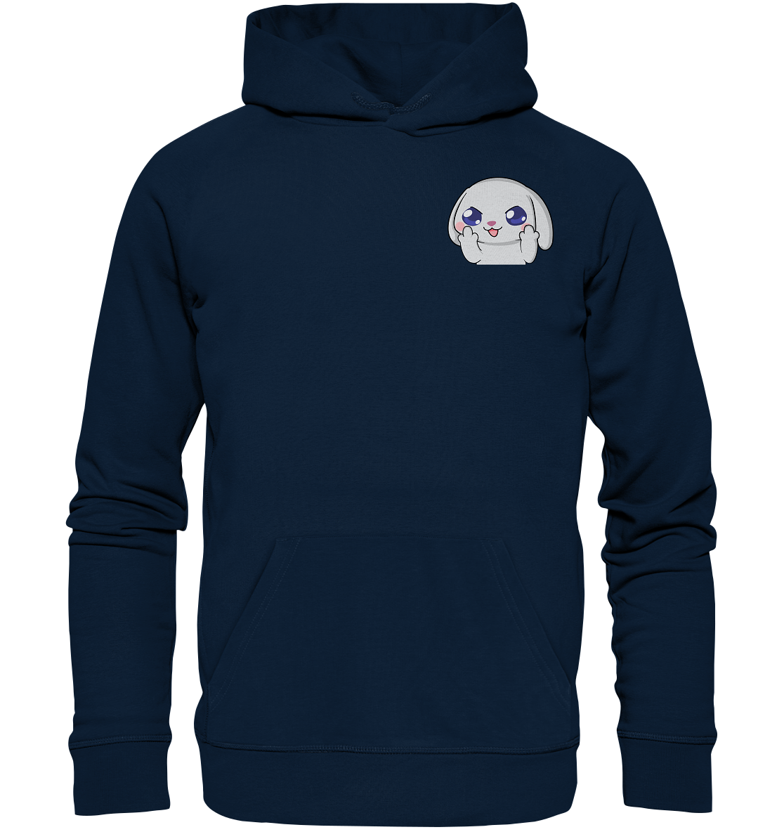 HuwJeffner MiddleFinger - Organic Basic Hoodie
