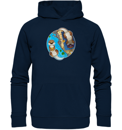 FeineKatze Otter - Organic Basic Hoodie