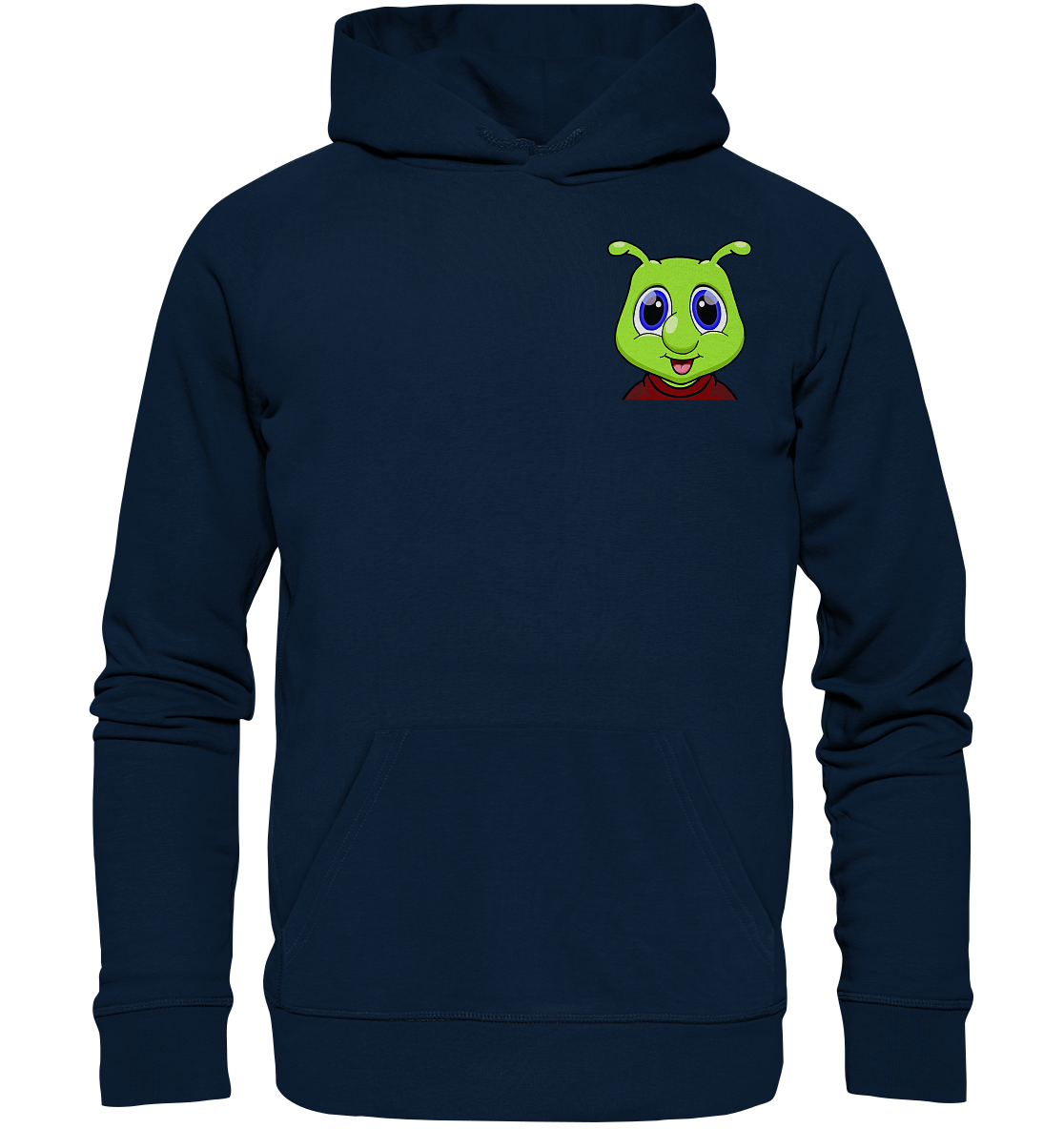 Raupi Face - Organic Basic Hoodie