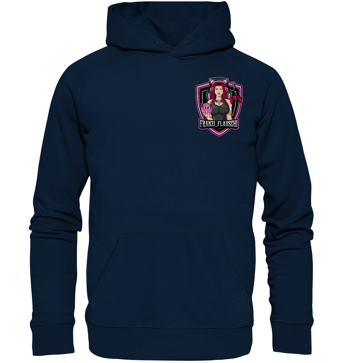 Franzi_Flauschi Logo - Organic Basic Hoodie