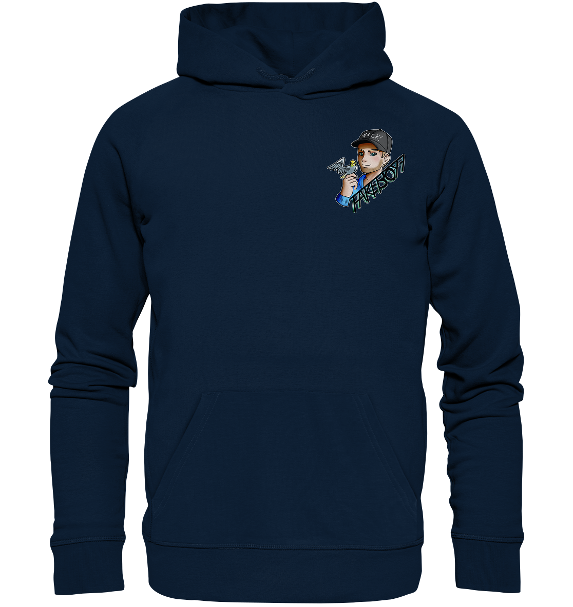 Fakeboy7 Logo - Organic Basic Hoodie
