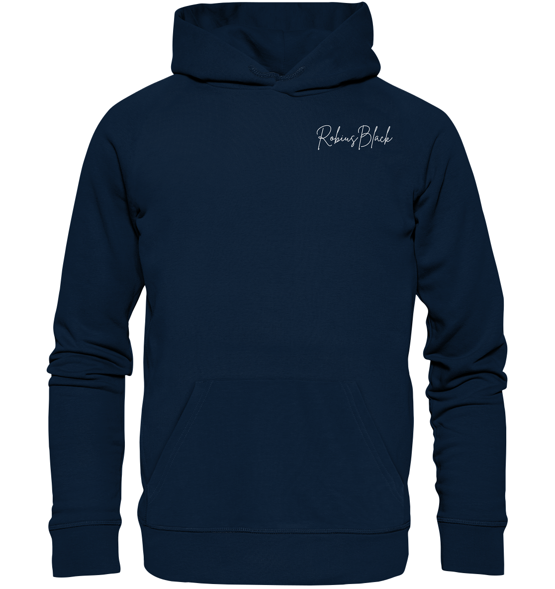 RobiusBlack Unterschrift - Organic Basic Hoodie