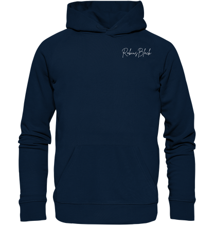 RobiusBlack Unterschrift - Organic Basic Hoodie