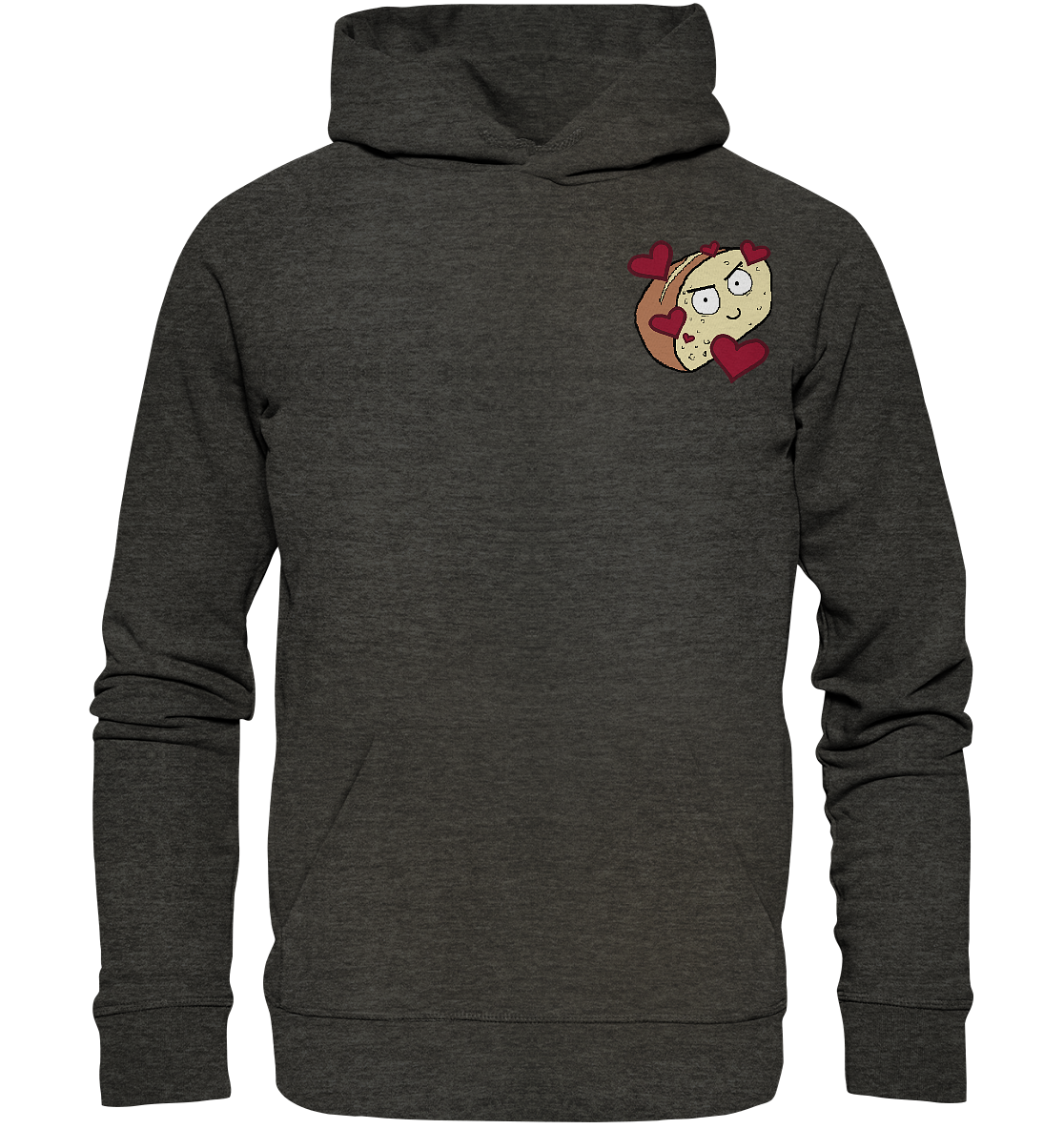 Aylana87 Herzbrot - Organic Basic Hoodie