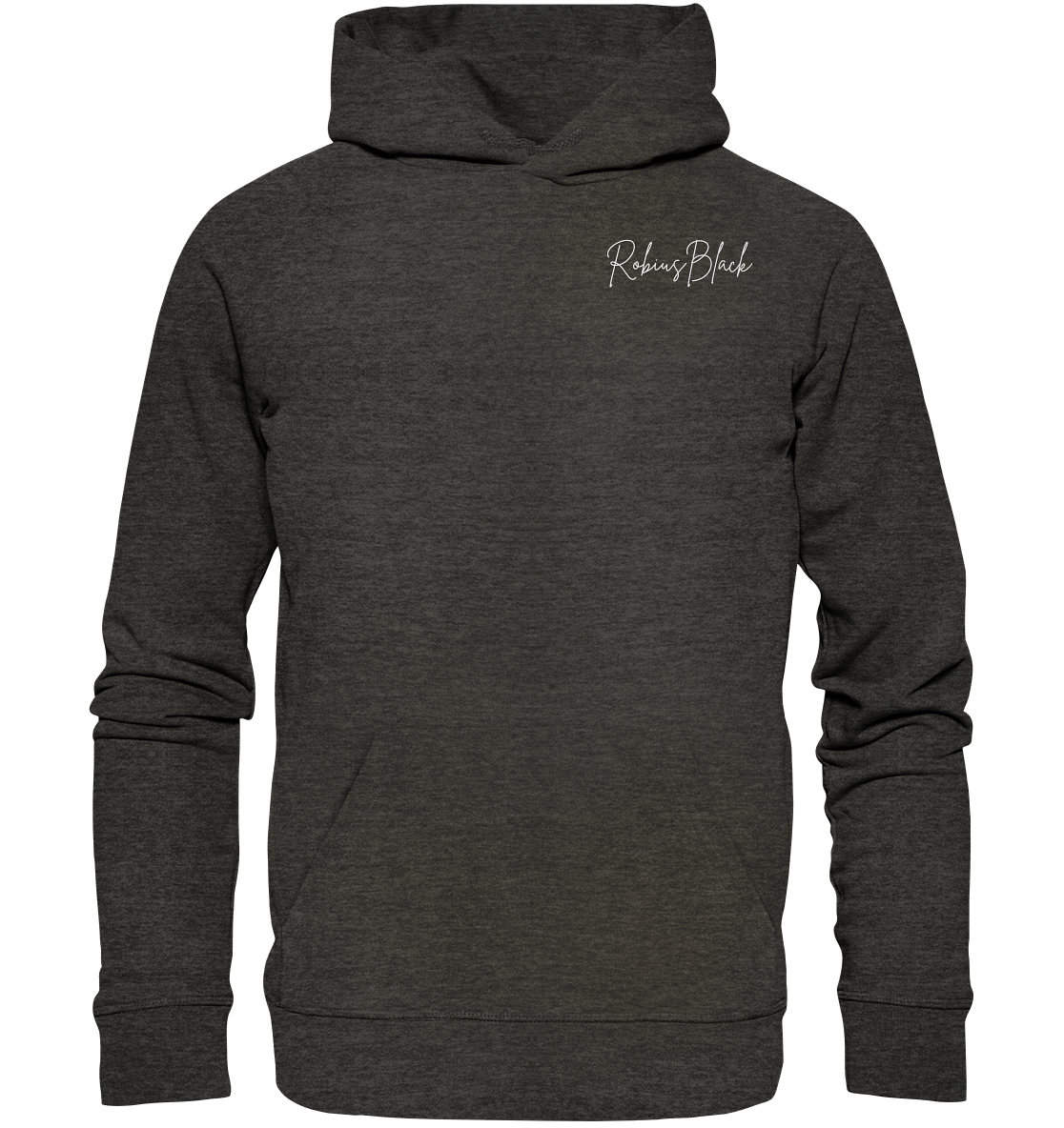 RobiusBlack Unterschrift - Organic Basic Hoodie