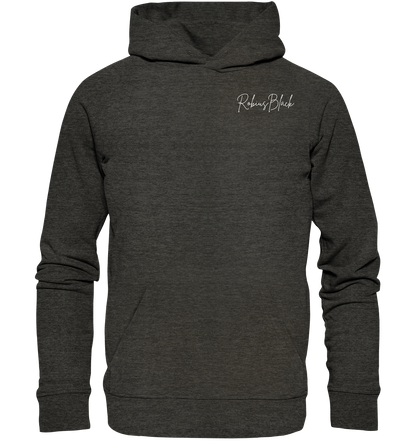 RobiusBlack Unterschrift - Organic Basic Hoodie