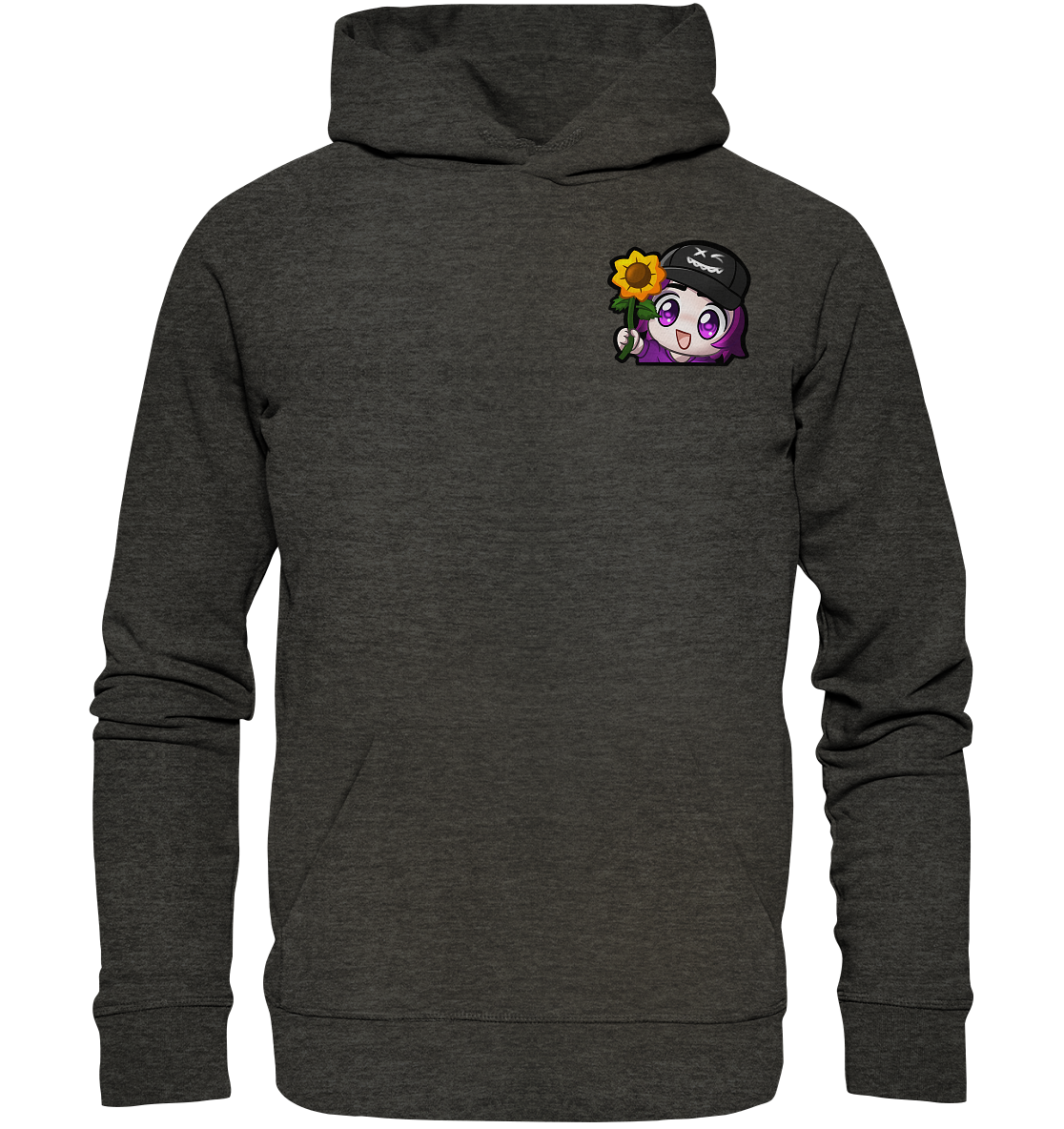 x3_kaspa Flower - Organic Basic Hoodie