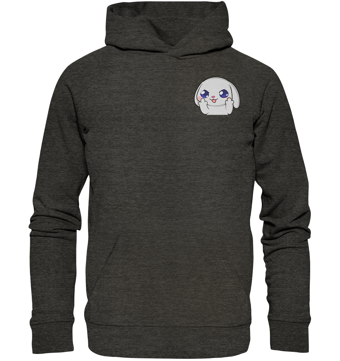 HuwJeffner MiddleFinger - Organic Basic Hoodie