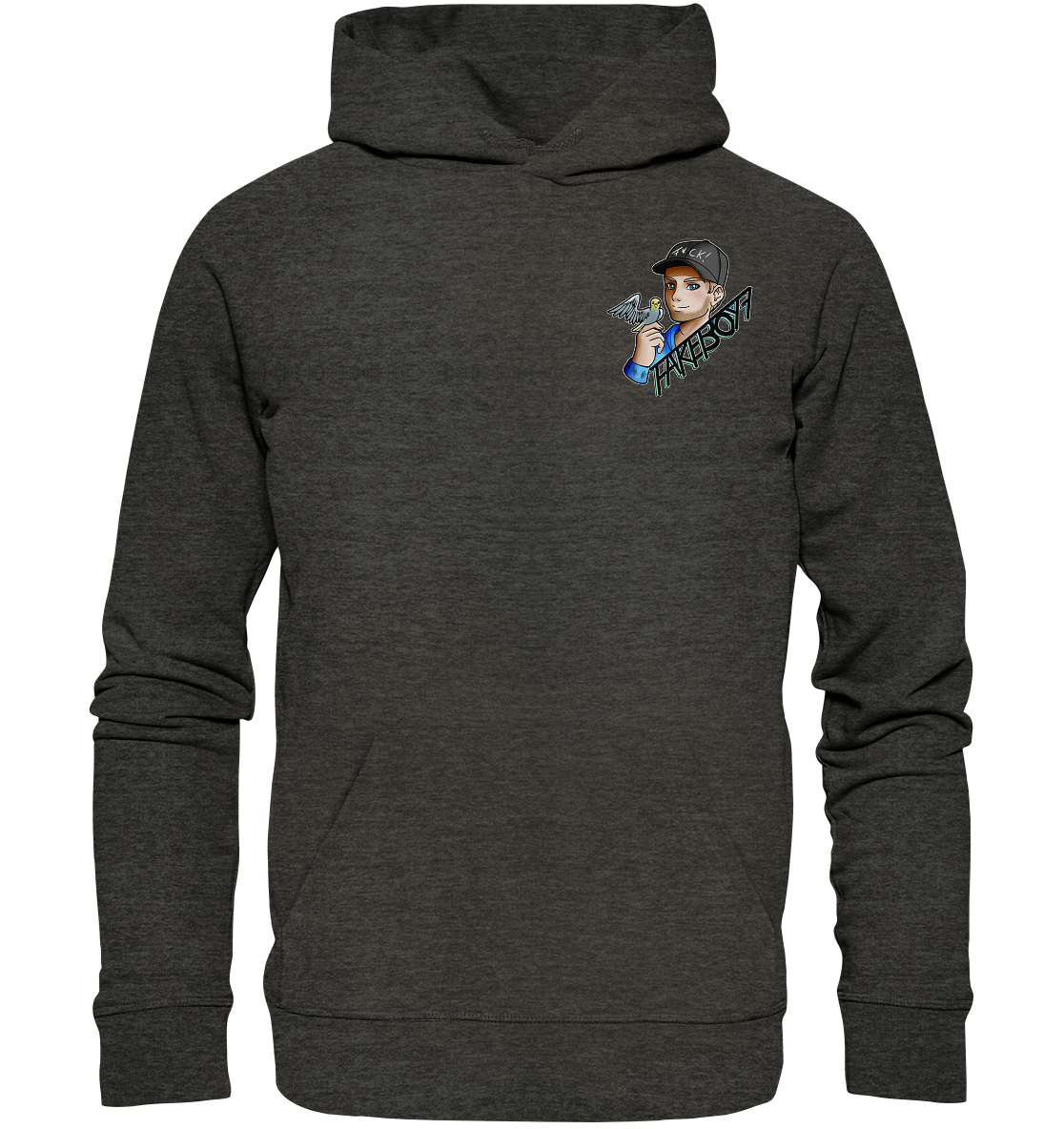 Fakeboy7 Logo - Organic Basic Hoodie