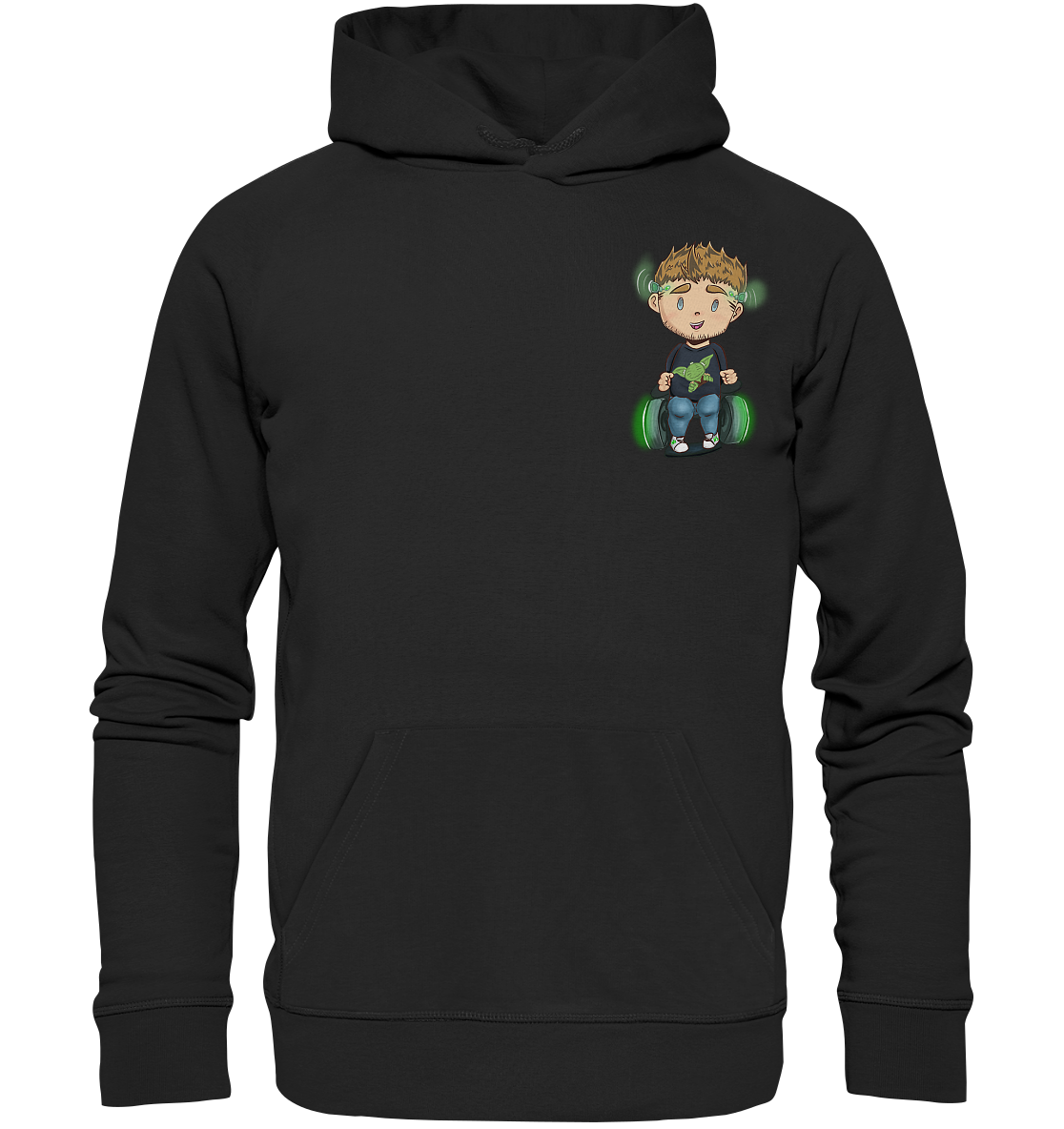 NoHandsNoSchoki Yoda - Organic Basic Hoodie