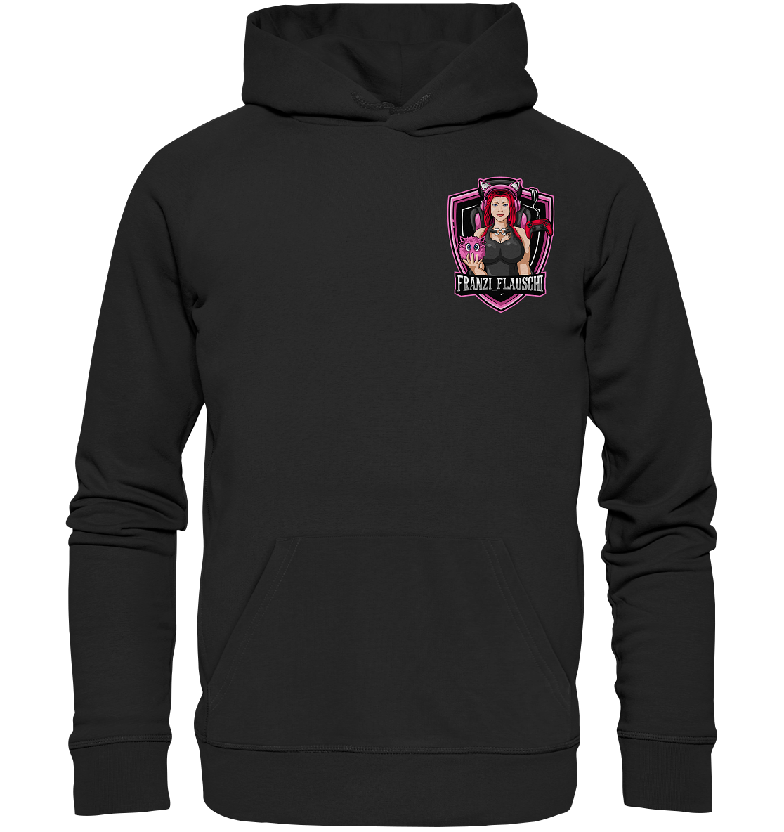 Franzi_Flauschi Logo - Organic Basic Hoodie