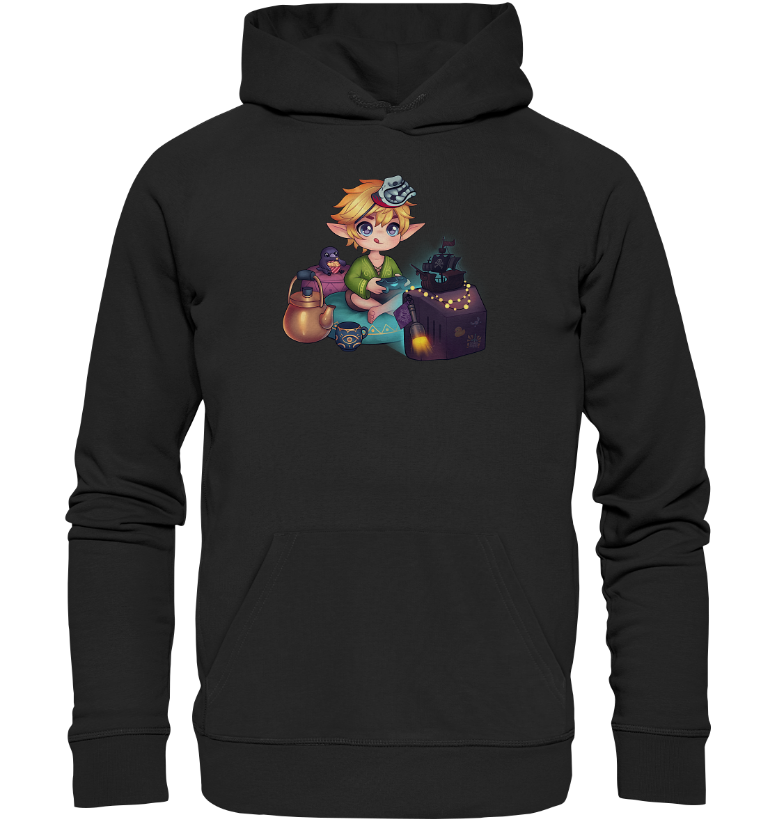 StefanBzockt Gamingroom - Organic Basic Hoodie