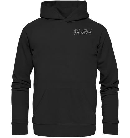 RobiusBlack Unterschrift - Organic Basic Hoodie