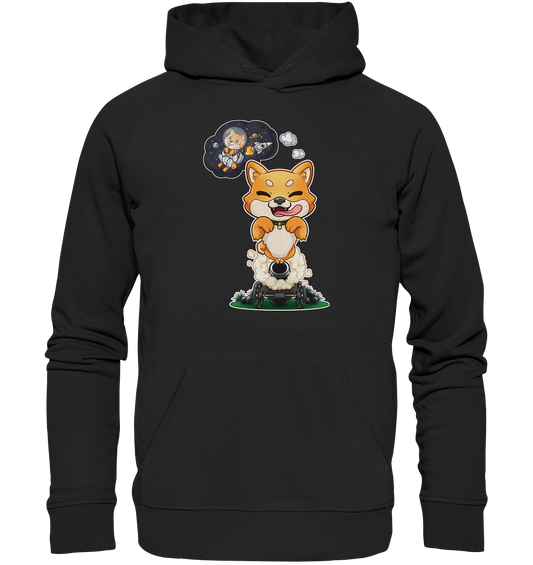 FeineKatze Shiba Astronaut - Organic Basic Hoodie