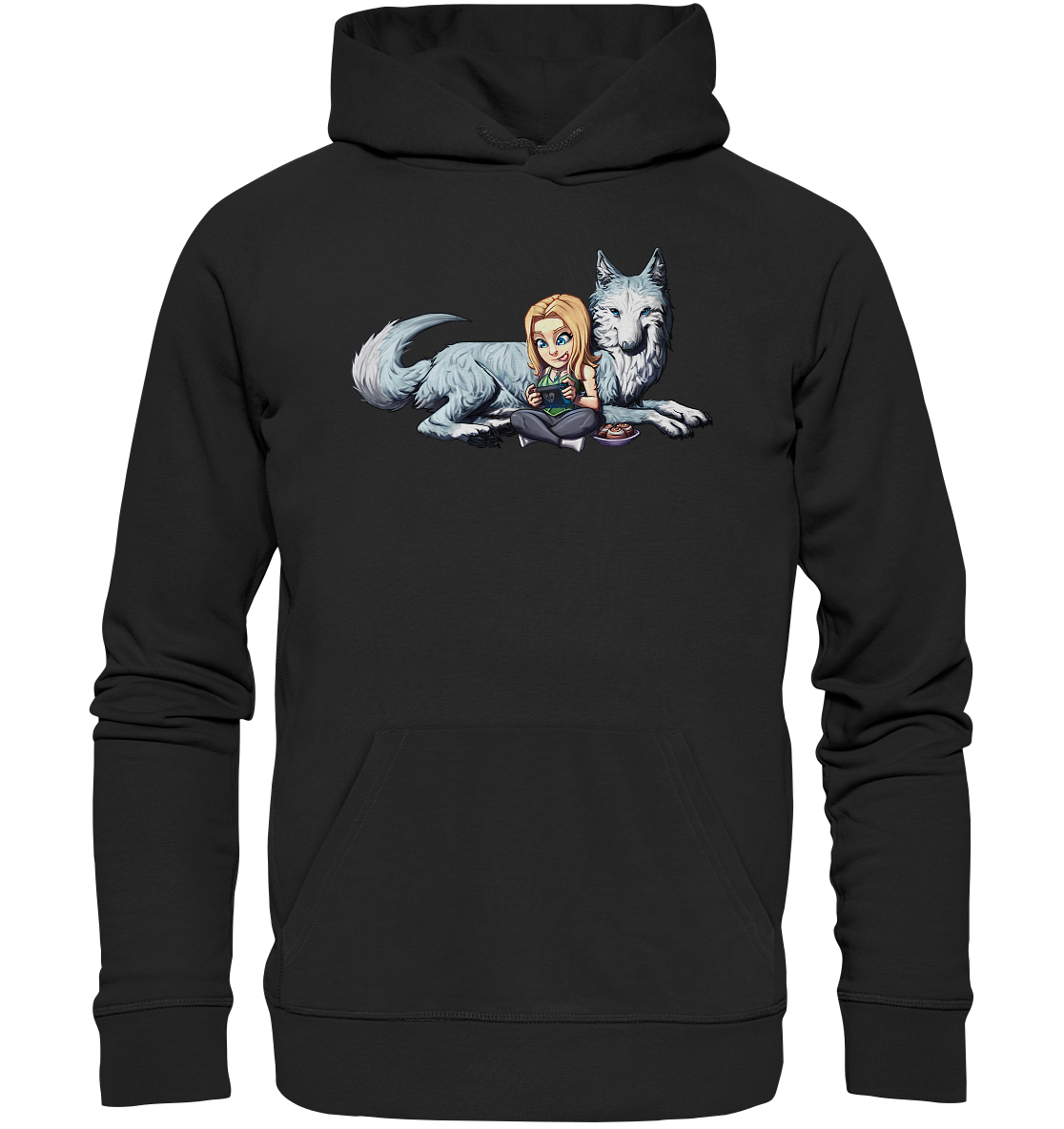 StaceyLucia Wolf - Organic Basic Hoodie