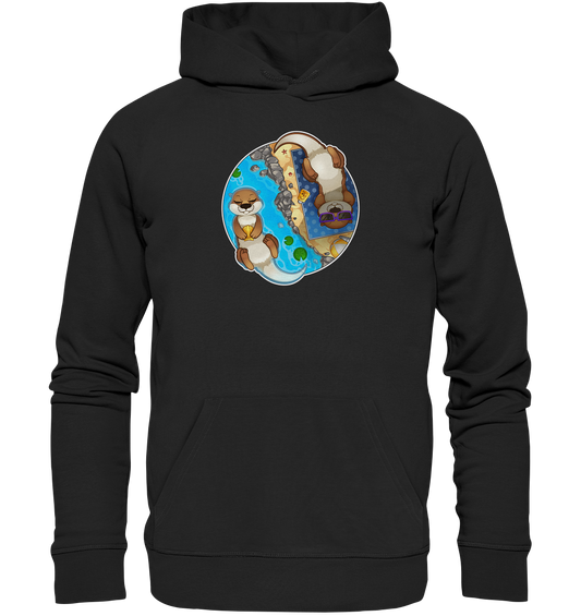 FeineKatze Otter - Organic Basic Hoodie