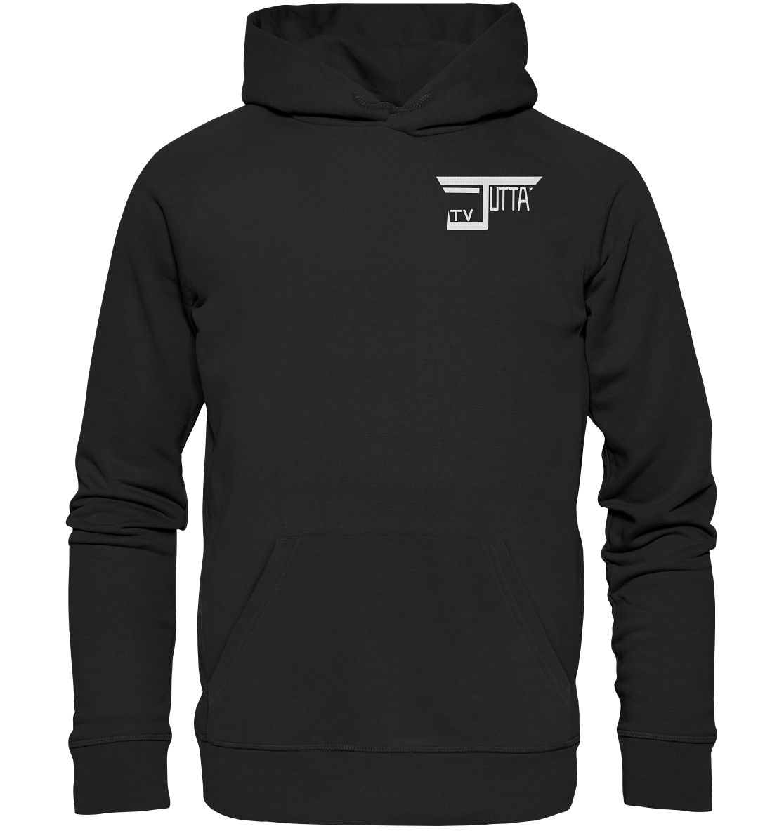 Jutta_tv Schriftzug - Organic Basic Hoodie