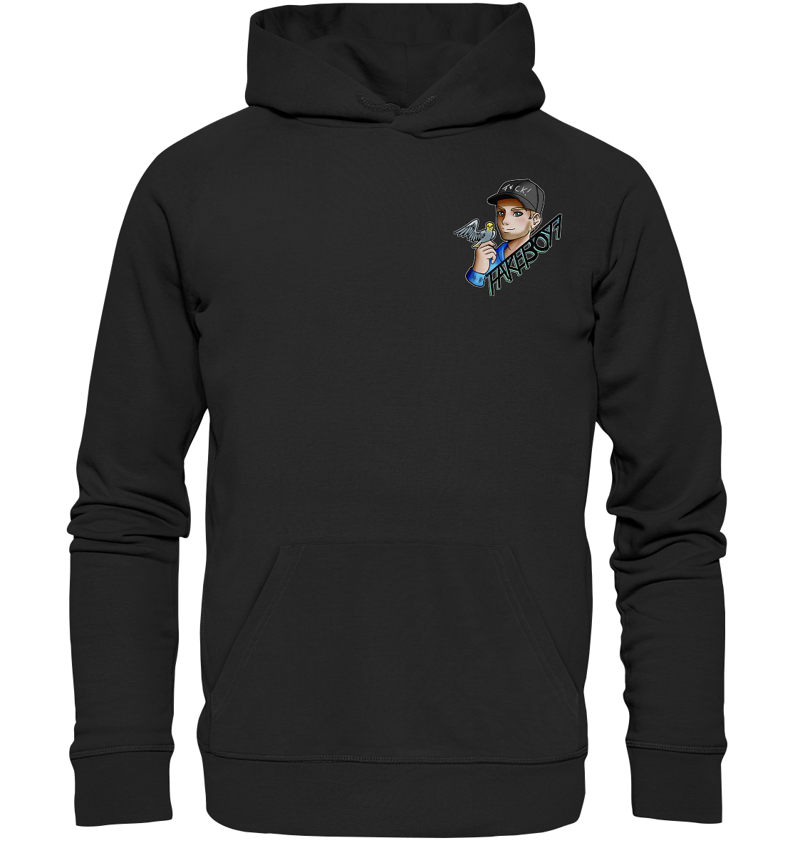 Fakeboy7 Logo - Organic Basic Hoodie