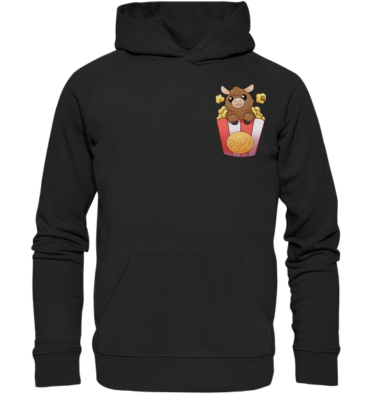 FlauschigTV Popcorn - Organic Basic Hoodie