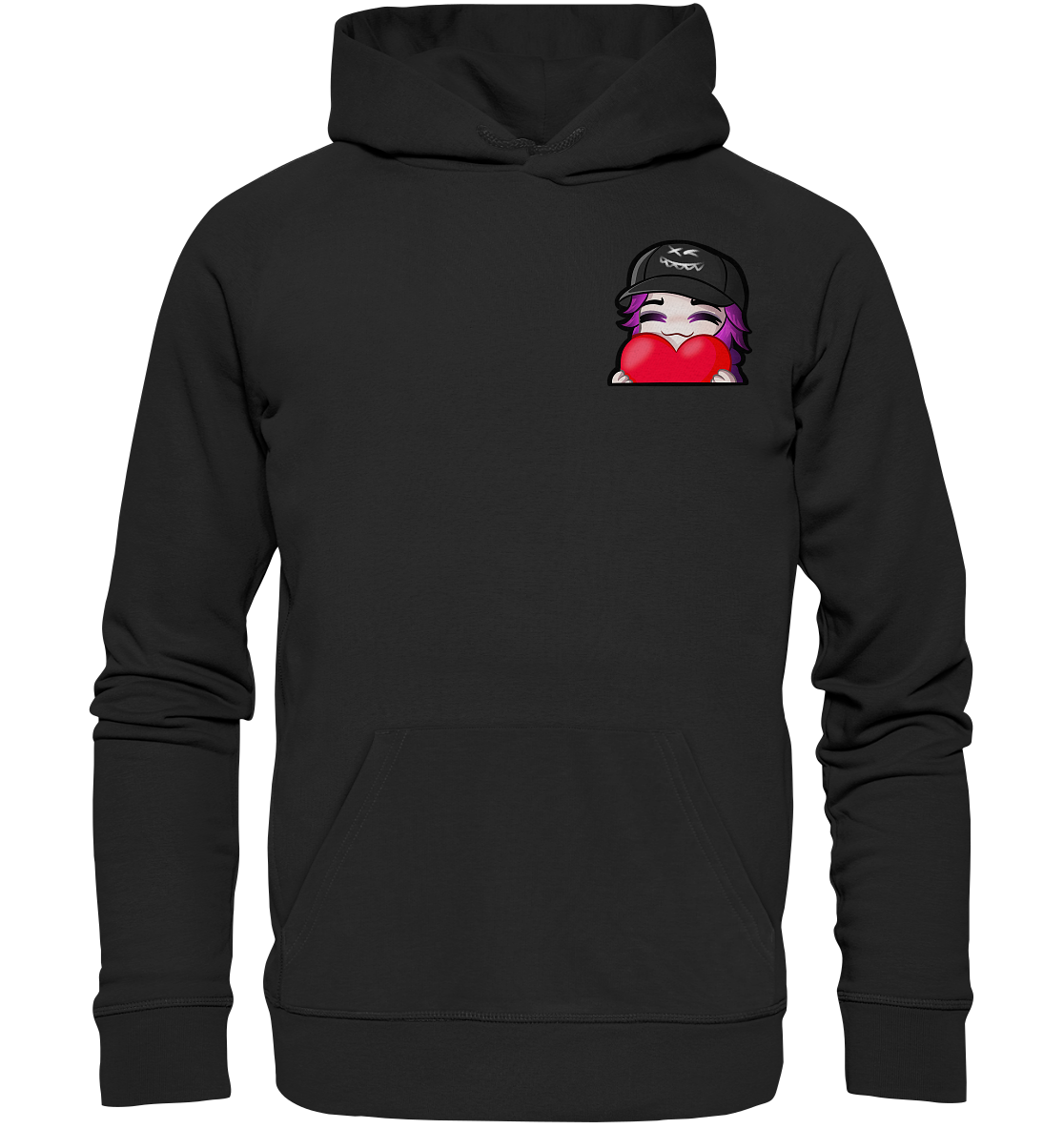x3_kaspa Love - Organic Basic Hoodie