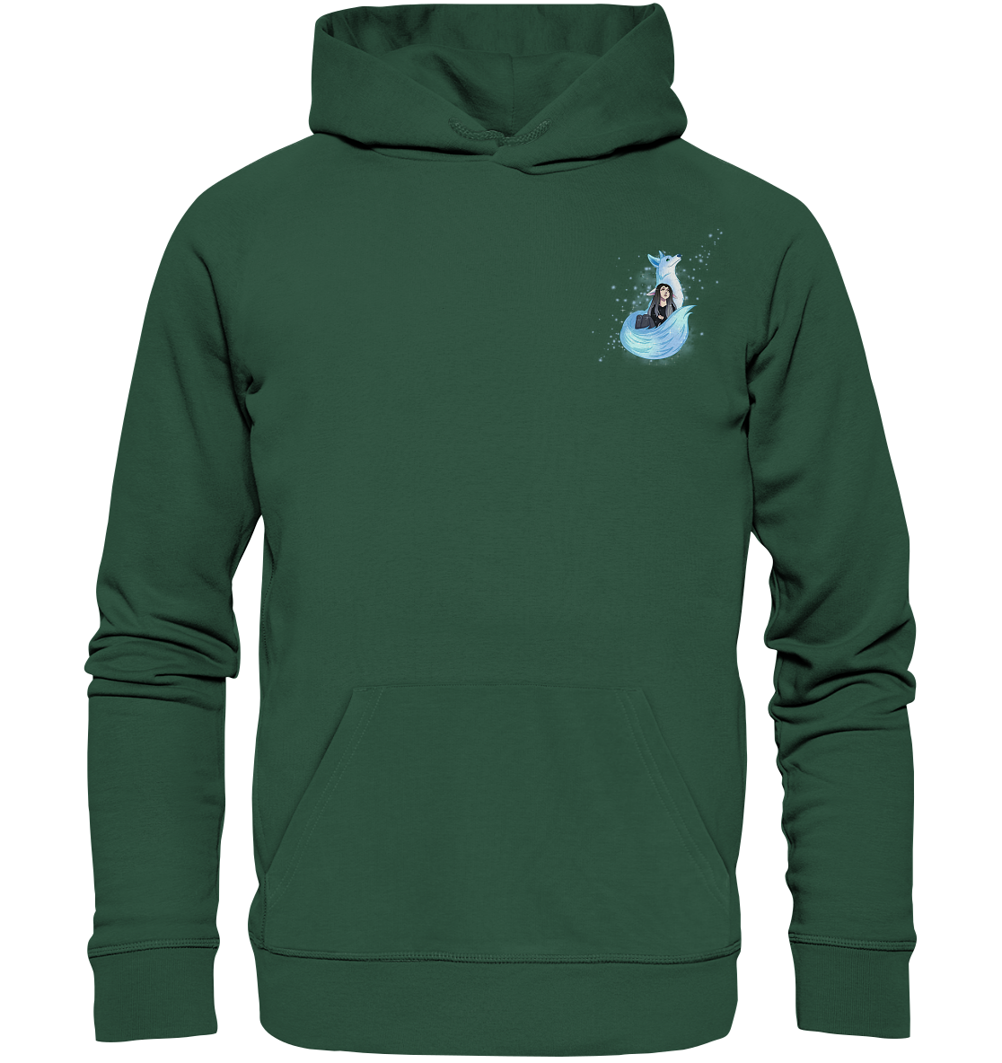 Ice_Kiki Design - Organic Basic Hoodie