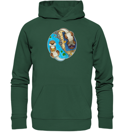 FeineKatze Otter - Organic Basic Hoodie