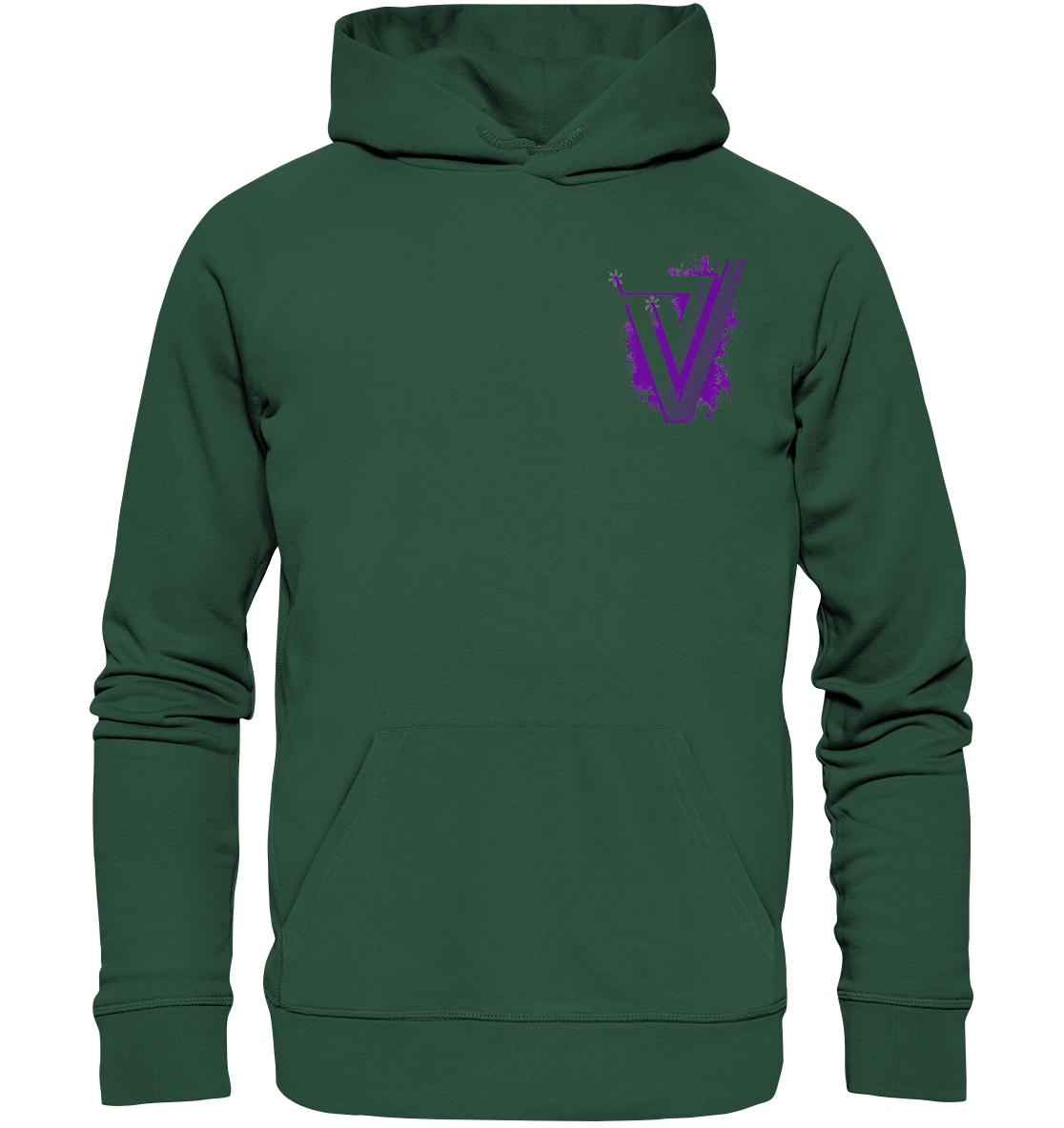 Verdipwnz Splash - Organic Basic Hoodie