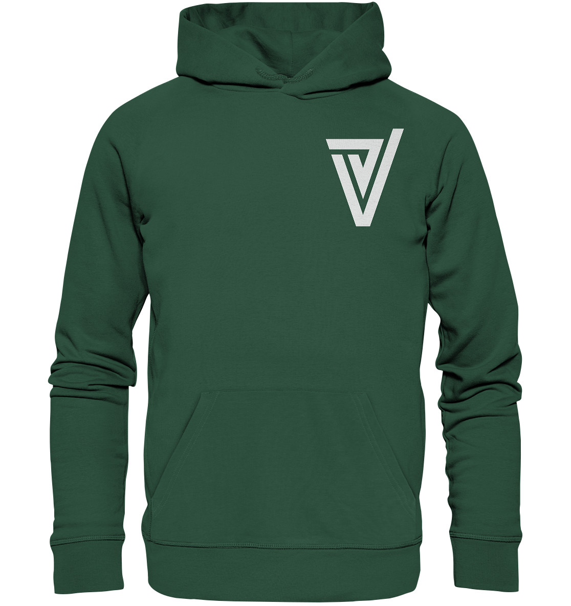 Verdipwnz Logo - Organic Basic Hoodie