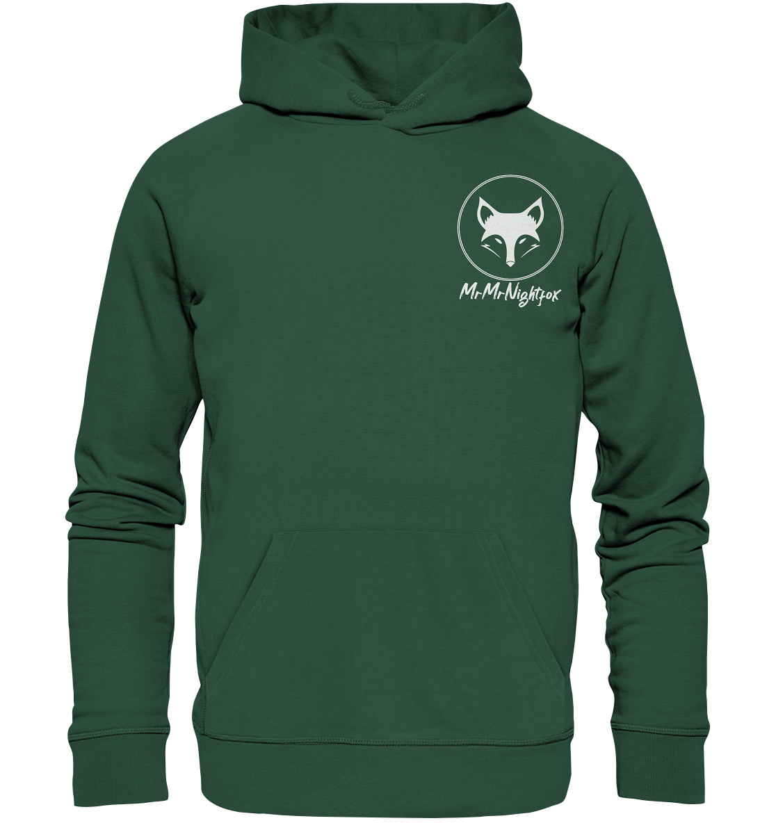 MrMrNightfox Logo - Organic Basic Hoodie