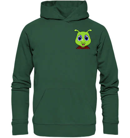 Raupi Face - Organic Basic Hoodie