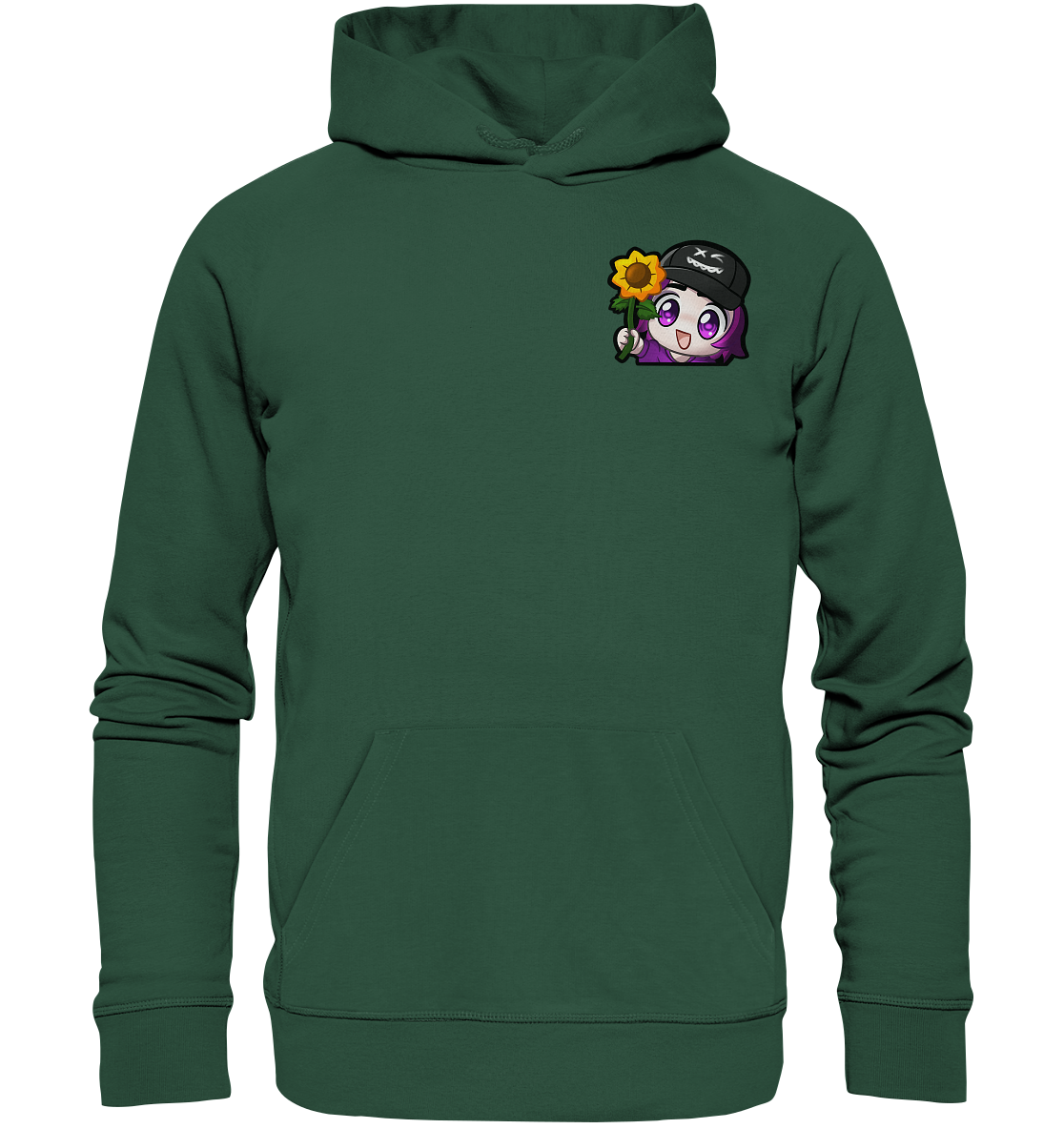 x3_kaspa Flower - Organic Basic Hoodie
