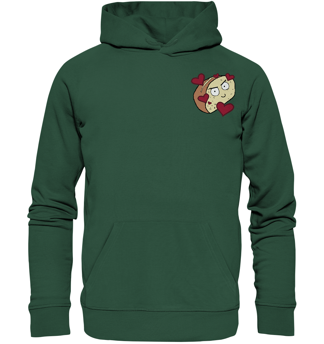 Aylana87 Herzbrot - Organic Basic Hoodie