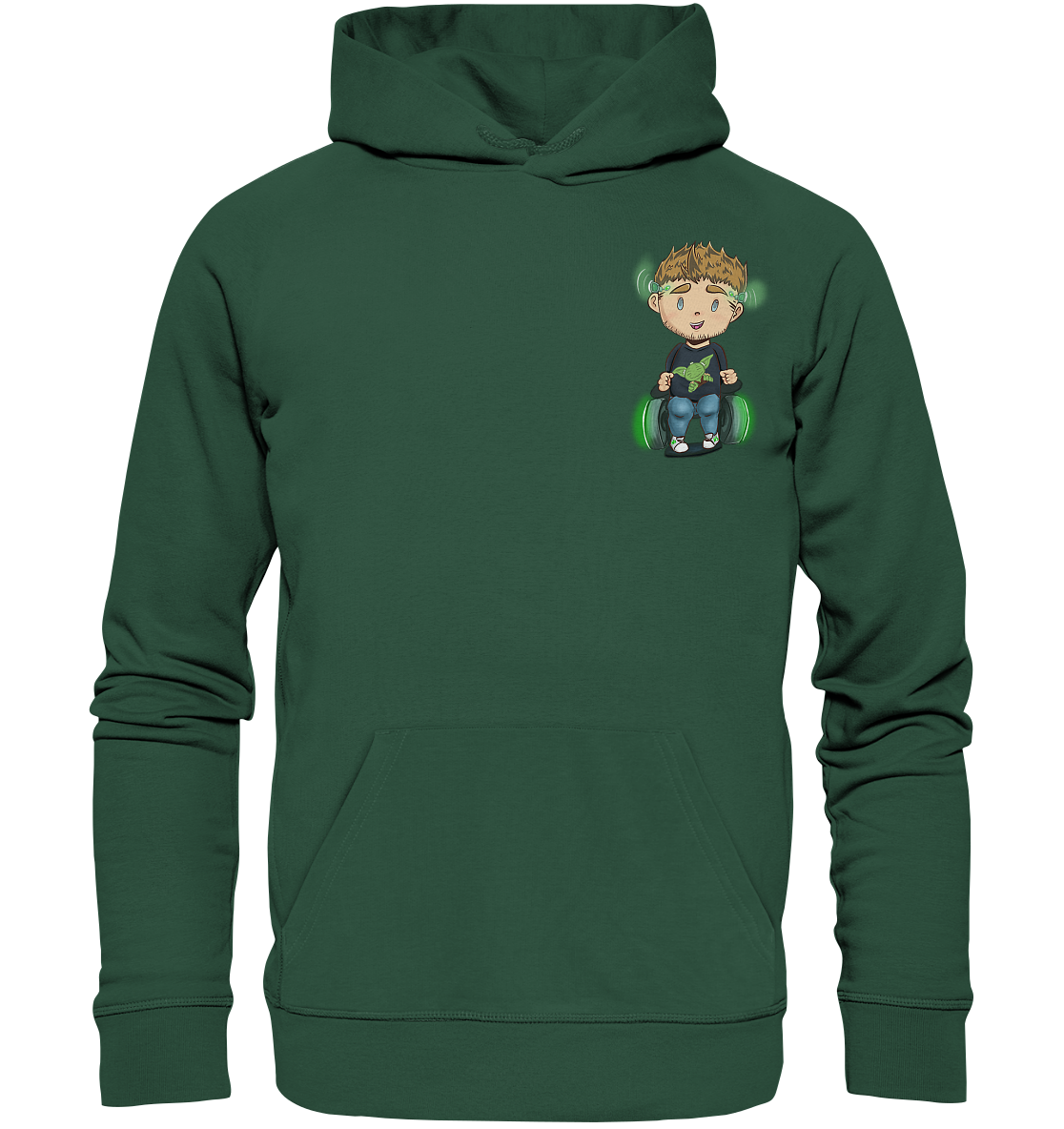 NoHandsNoSchoki Yoda - Organic Basic Hoodie