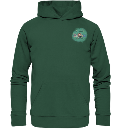 La_N00ba Logo - Organic Basic Hoodie