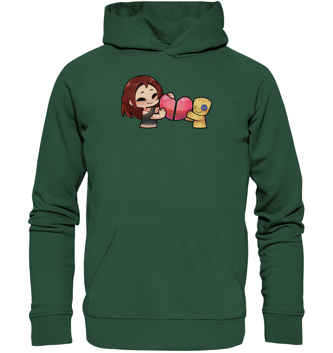 KoRngirL81 Herz - Organic Basic Hoodie