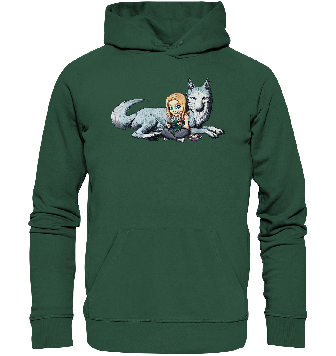 StaceyLucia Wolf - Organic Basic Hoodie