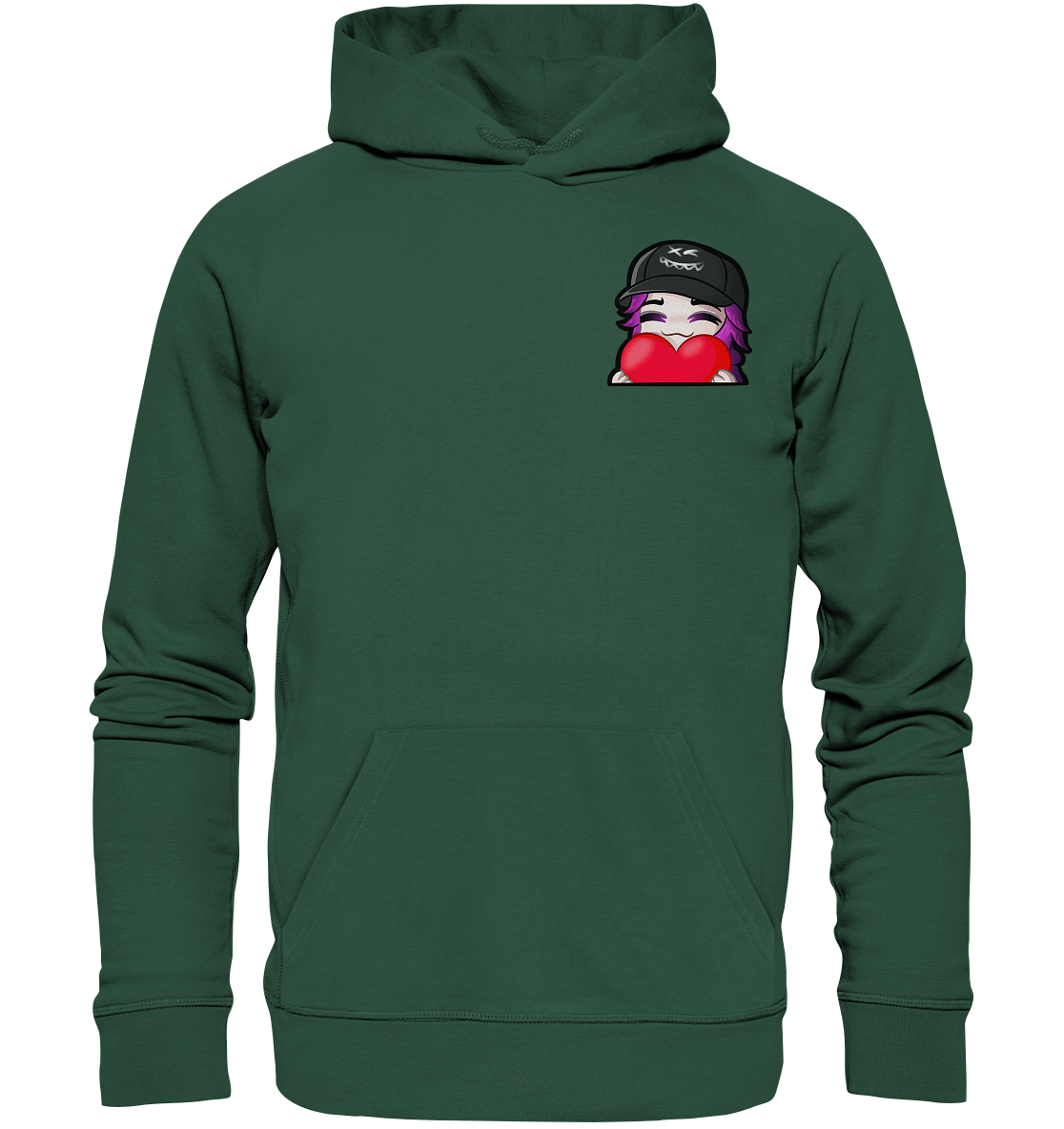 x3_kaspa Love - Organic Basic Hoodie