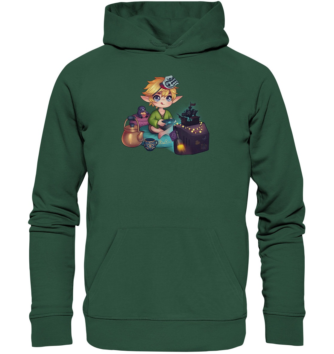 StefanBzockt Gamingroom - Organic Basic Hoodie