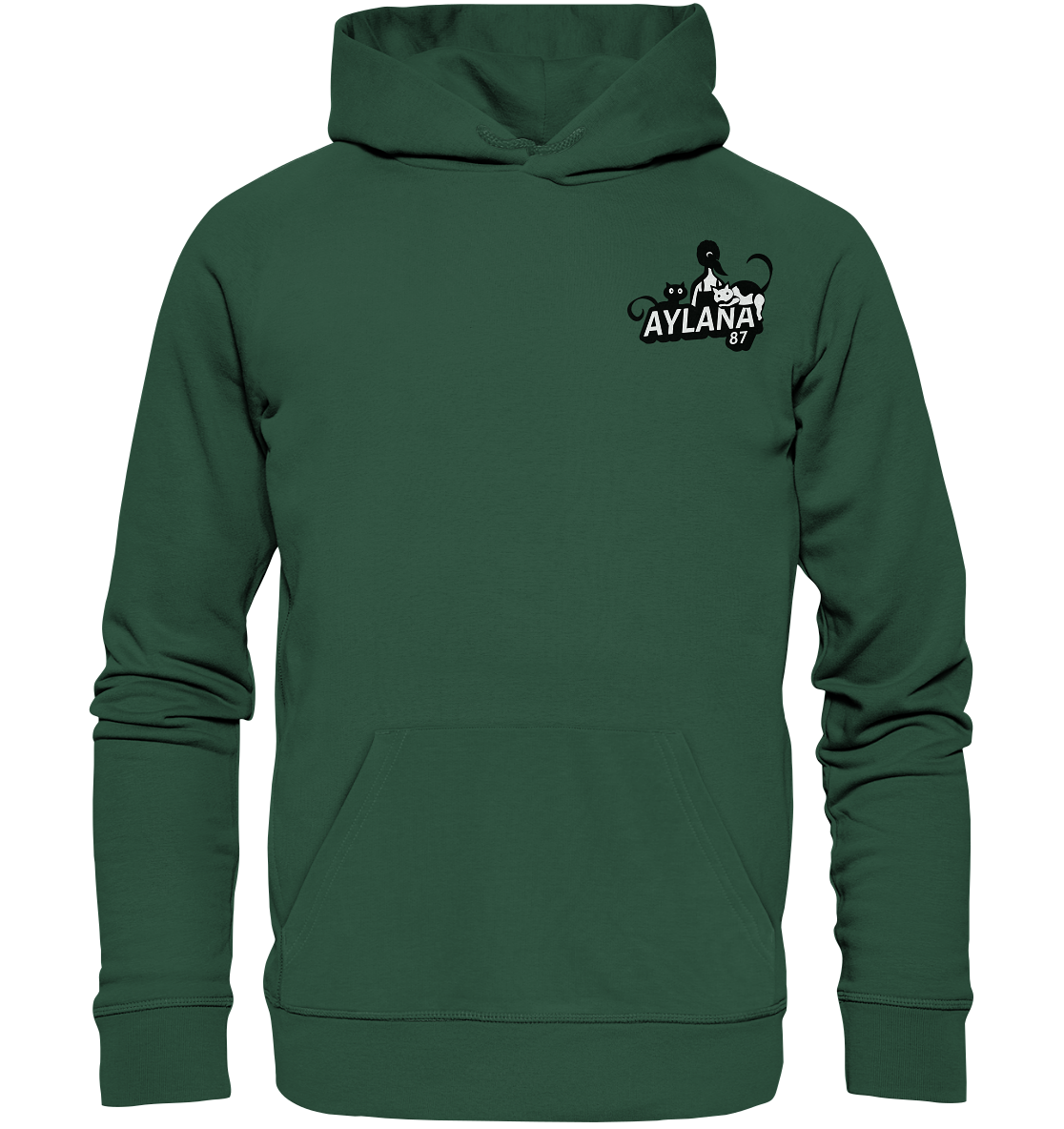 Aylana87 Logo - Organic Basic Hoodie