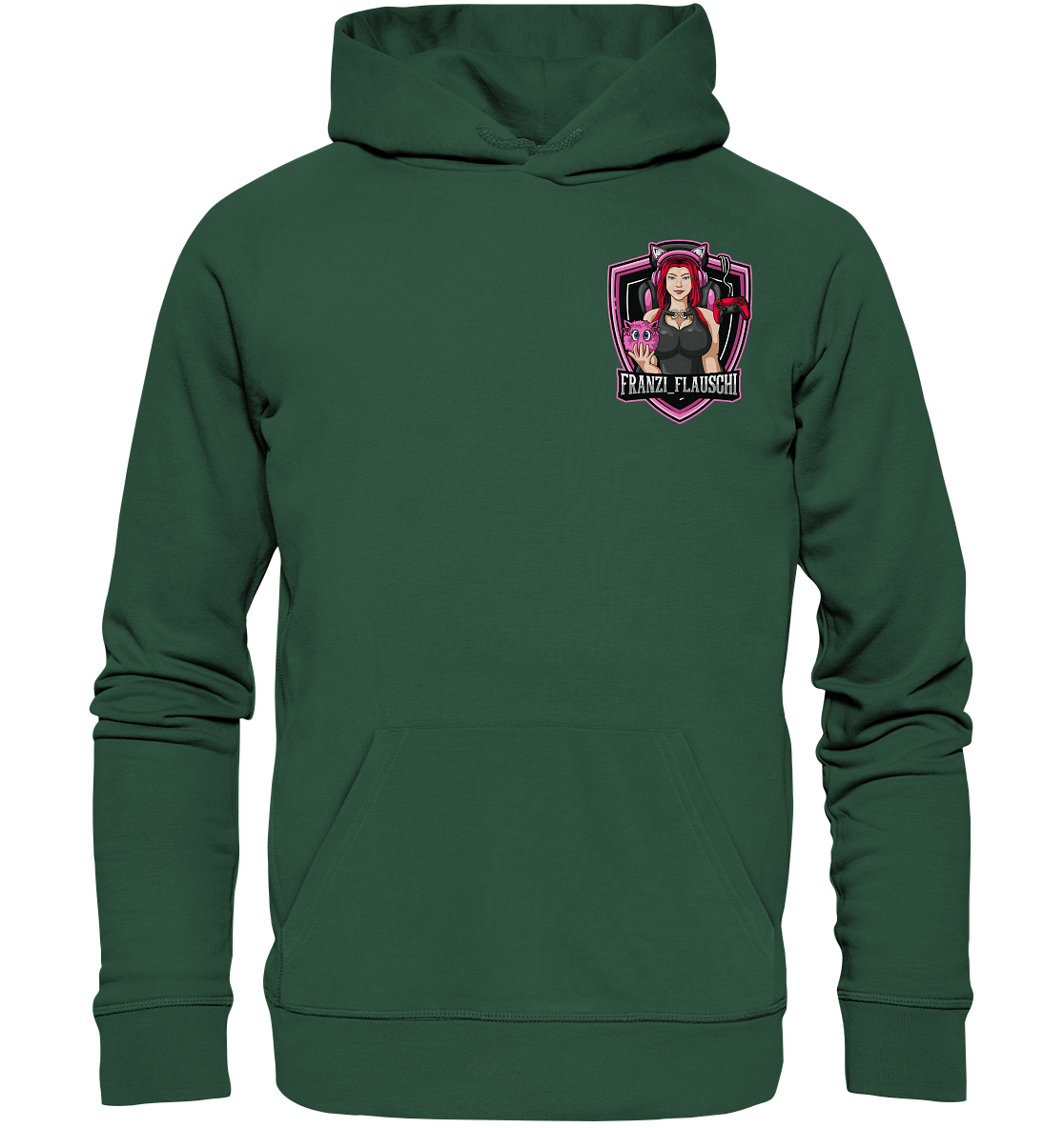 Franzi_Flauschi Logo - Organic Basic Hoodie