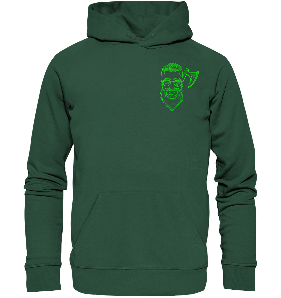 Adropon Outlines - Organic Basic Hoodie